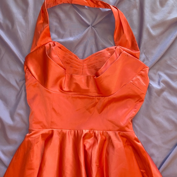 Trashy diva coral orange dress - Picture 10 of 10